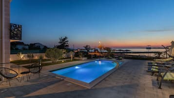 Una piscina climatizada