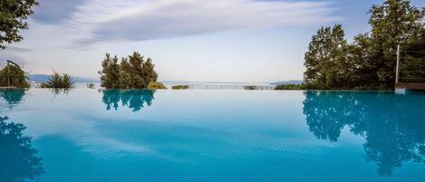 Et oppvarmet basseng