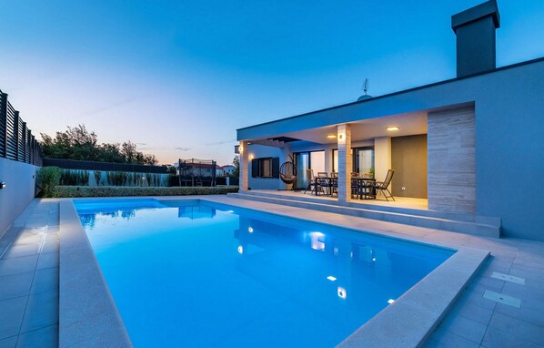 Una piscina climatizada