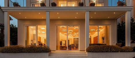 Una piscina climatizada