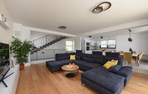 TV, fireplace, DVD player