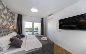 4 chambres, lit de bébé portatif, accès au Wi-Fi (inclus)