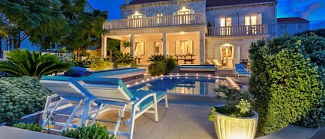 Una piscina climatizada