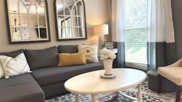 Smart TV, DVD player, books