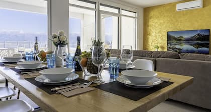 Acogedora casa en Nin con vistas al.