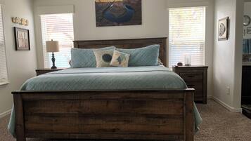 3 bedrooms, iron/ironing board, travel cot, free WiFi