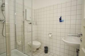 Shower, hair dryer