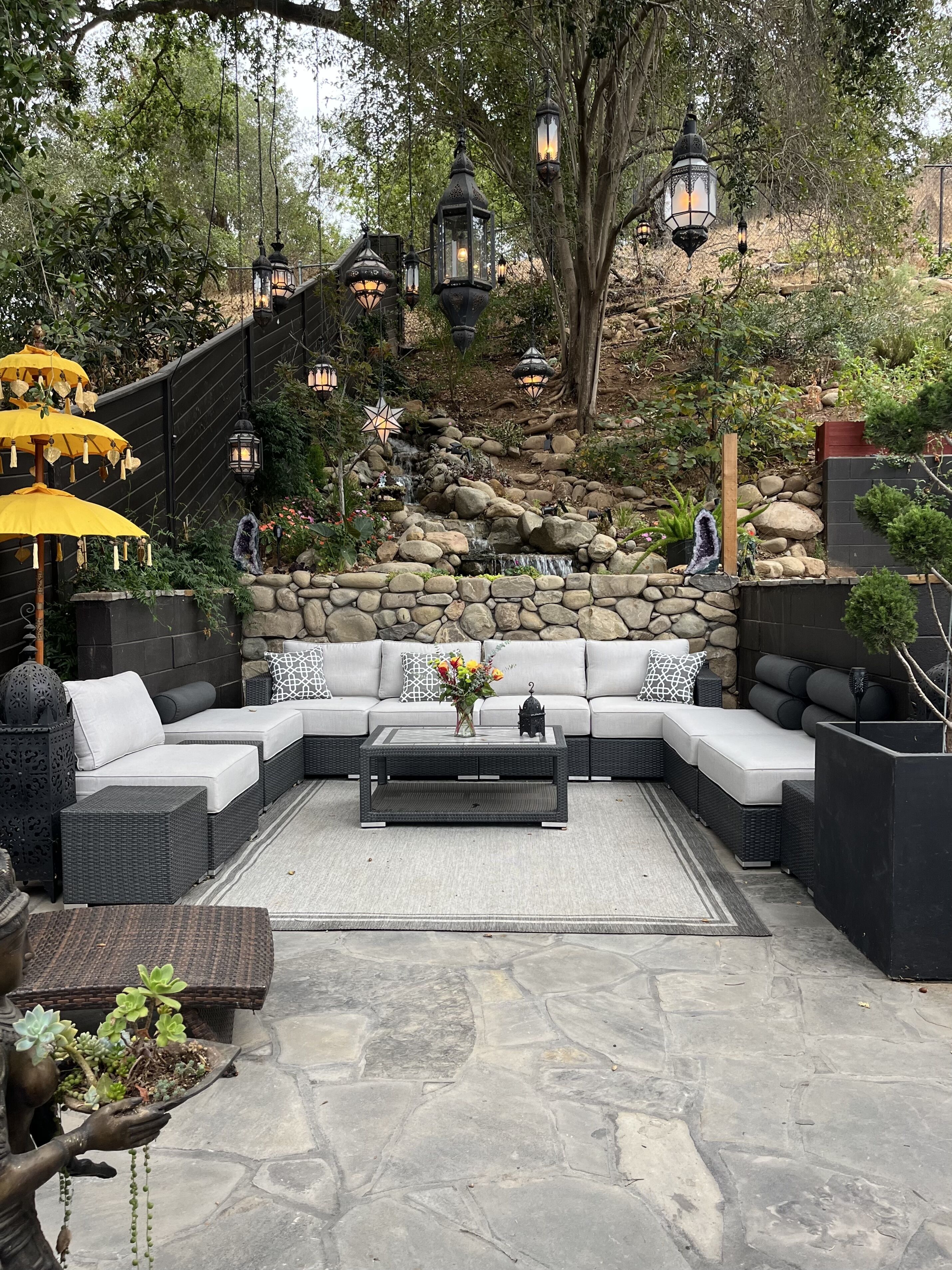 Mountaintop Oasis Waterfall House with Hot Tub and Epic Sunset Views!
