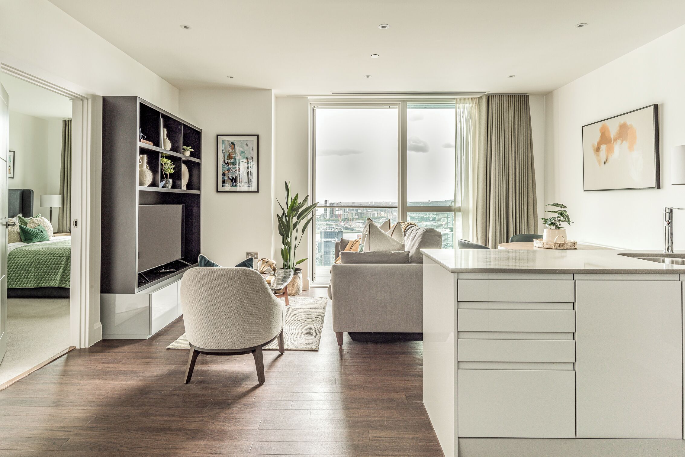 One Bedroom Apartment | Oleskelualue | Älytelevisio