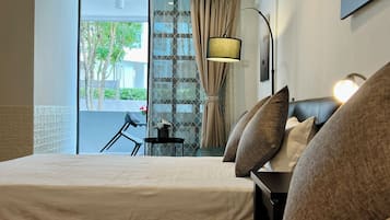 1 chambre, fer et planche Ă repasser, Wi-Fi, draps fournis