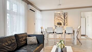 Télévision, cheminée, livres