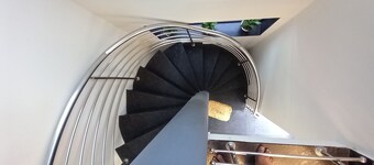 Cozy modern hideout on the outskirts of city help you  freak out  in silence .  