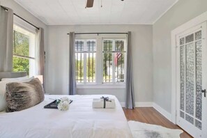 2 bedrooms, iron/ironing board, travel crib, WiFi