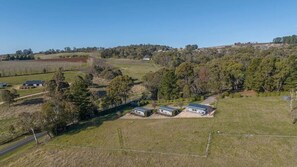Aerial view - Towac Cabin 2- Modern Escape, Incredible Views (Canobolas)