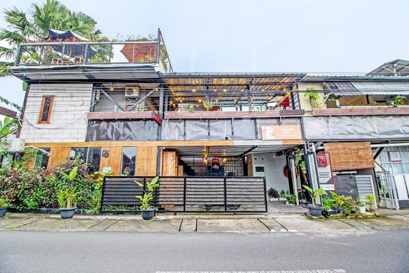 Fassade der Unterkunft