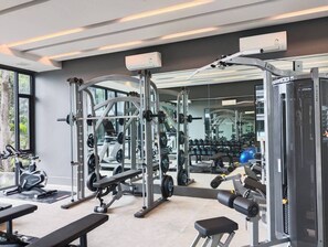 Apartamento, 1 quarto, acessível, sacada | Sala de fitness