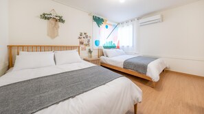 Eenvoudige kamer, 2 slaapkamers (dokchae) | 2 slaapkamers, gratis wifi