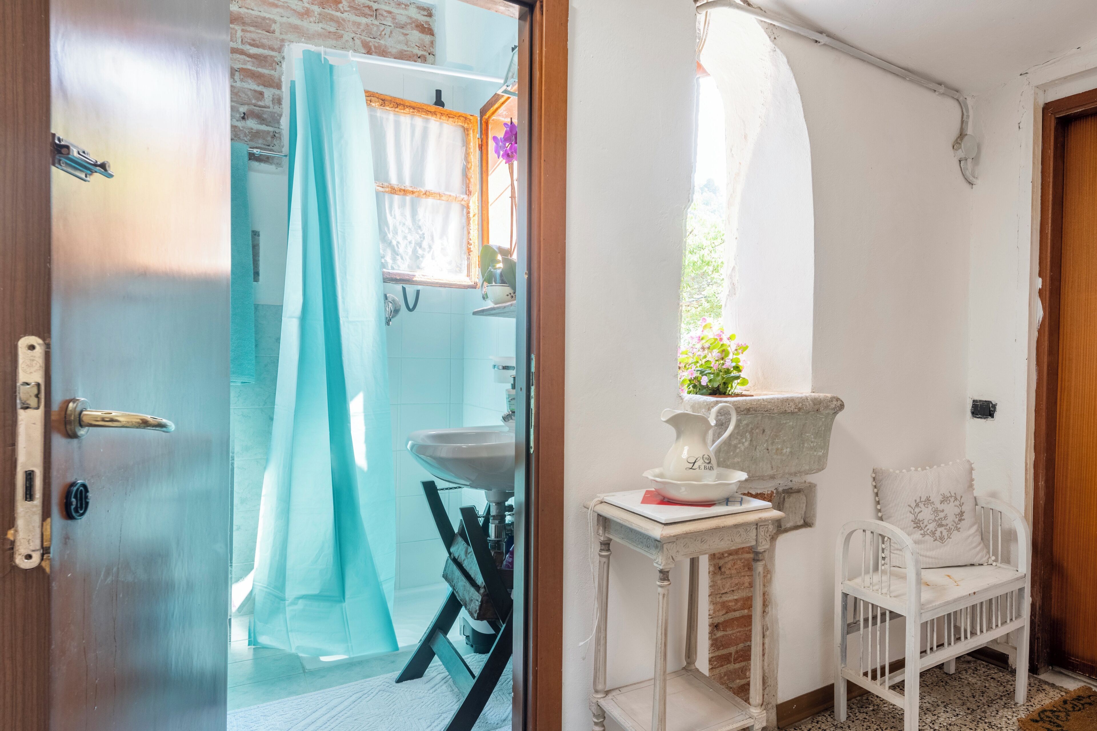 Chalet, 1 chambre, fumeurs, piscine privée | Salle de bain