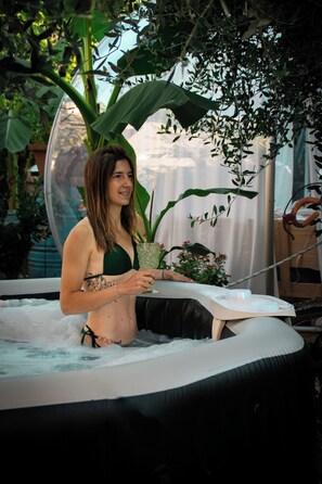 Chalet, 1 slaapkamer, roken, privézwembad | Spa