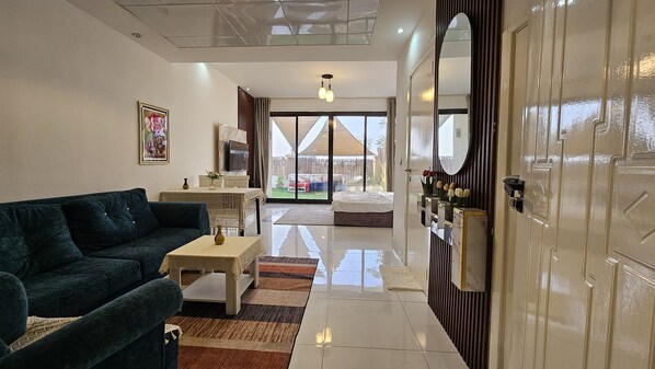 Villa, 3 Bedrooms, Smoking, Private Pool | Living room - Dubai's Hidden Gem, Villa With Private Pool (Dubai)