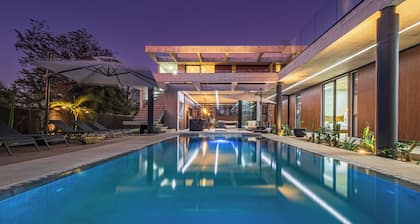 Luxury new home in gated commuity, private pool, steps to the beach