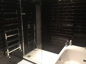 Hair dryer, towels, soap, toilet paper - Artist Apartment in Zone 2 London (London)