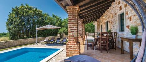 Una piscina climatizada