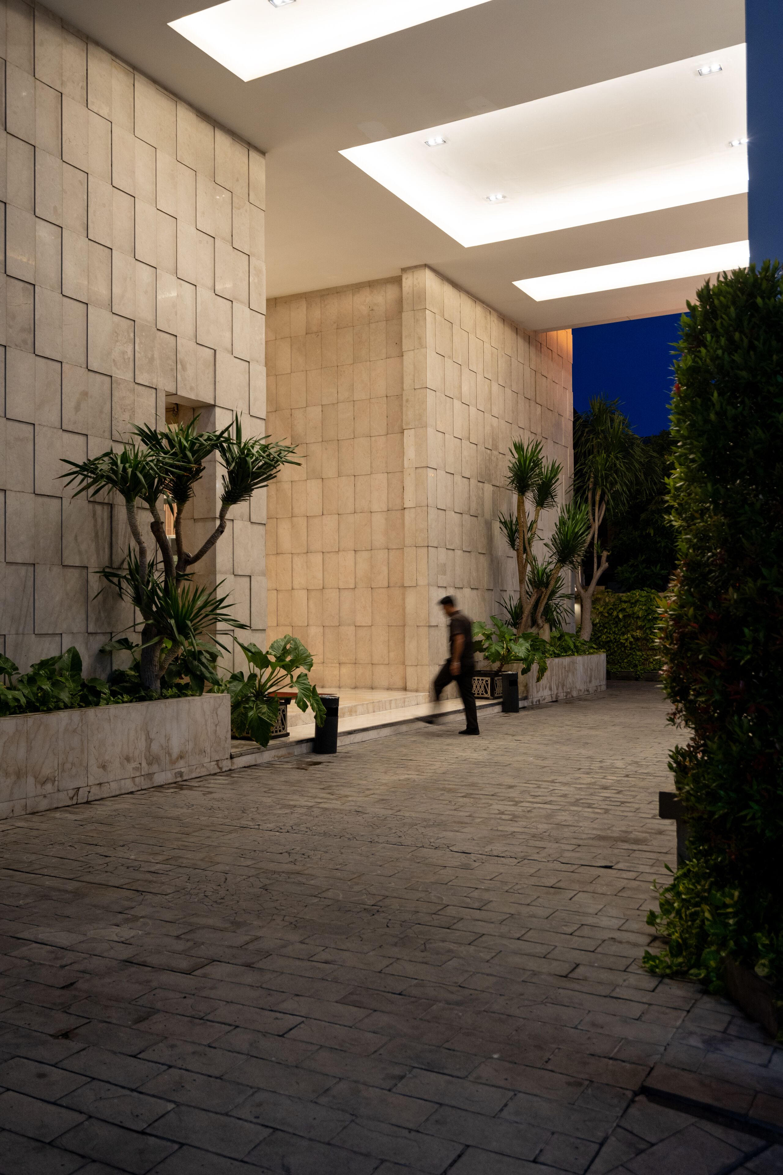 Overnatningsstedets facade