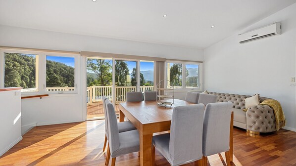 TV, fireplace, DVD player