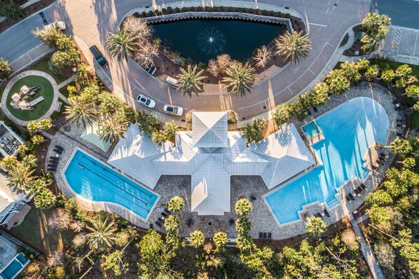 Una piscina climatizada