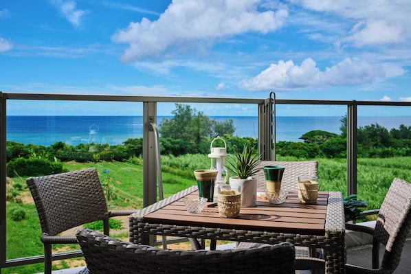 奢華公寓客房 | 露台/庭院