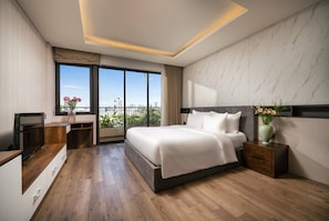 อพาร์ทเมนท์, 3 ห้องนอน, พร้อมสิ่งอำนวยความสะดวกสำหรับผู้พิการ, ระเบียง | 3 ห้องนอน