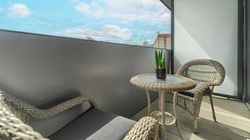 Deluxe-Apartment | Balkon