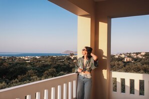 Blick vom Balkon