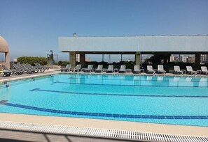 Chalet, 2 Bedrooms, Smoking, Balcony | Pool | Outdoor pool - Chalet in Siwar Resort, Pool, Wifi, sea View, Electricity, 2 Bedrooms (Zouk Mosbeh)