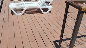 Chalet, 2 kamar tidur, Boleh Merokok, balkon | Teras/patio