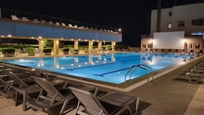 Chalet, 2 Bedrooms, Smoking, Balcony | Pool | Outdoor pool - Chalet in Siwar Resort, Pool, Wifi, sea View, Electricity, 2 Bedrooms (Zouk Mosbeh)