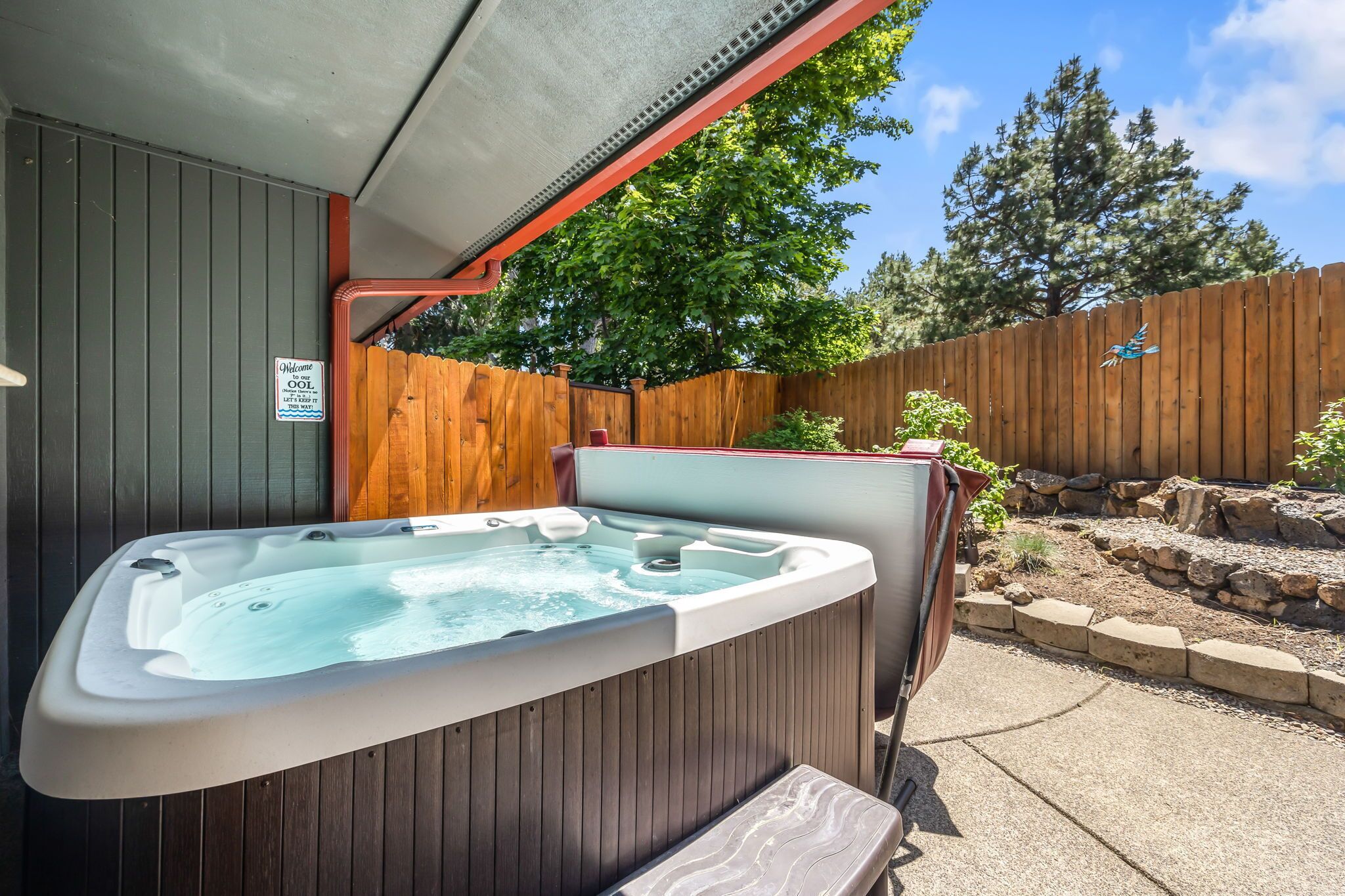 Baignoire à remous extérieure