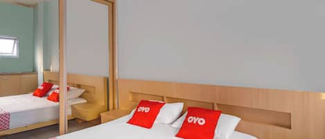 Chambre Standard double | AccĂšs au Wi-Fi (inclus), literie fournie