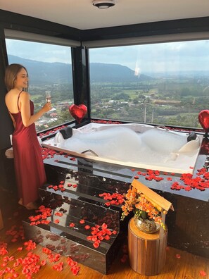Romantic Chalet | Private spa tub - Vila Rosa Lodges (Praia Grande)
