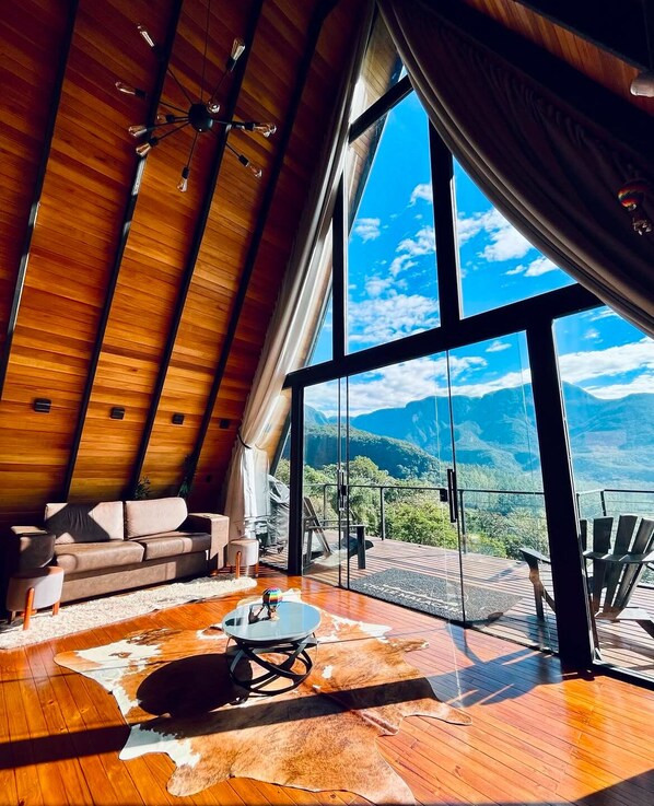 Chalet | Living area - Vila Rosa Lodges (Praia Grande)