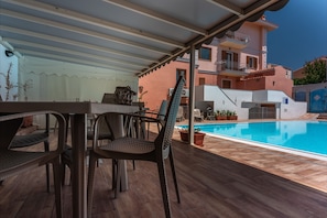 Outdoor dining - Relaxing Cristal Blu Studio Sleeps 4 Num1494 (Santa Teresa di Gallura)