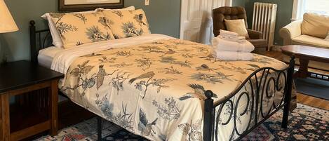 1 soverom, strykejern/-brett, wi-fi og sengetøy