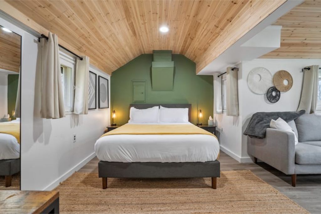 1 chambre, fer et planche à repasser, Wi-Fi gratuit, draps fournis