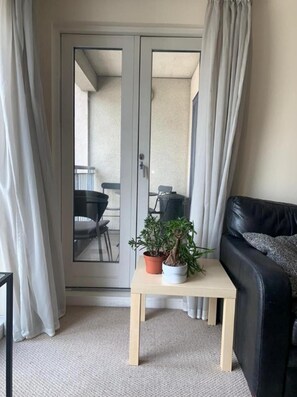 Leilighet, 1 queensize-seng med sovesofa | Oppholdsområde