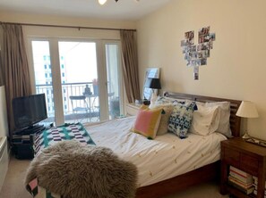 Leilighet, 1 queensize-seng med sovesofa | Oppholdsområde