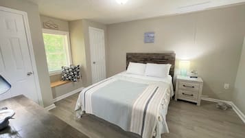 4 bedrooms, iron/ironing board, travel crib, WiFi