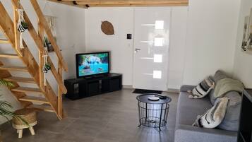 TV connectée, cheminée