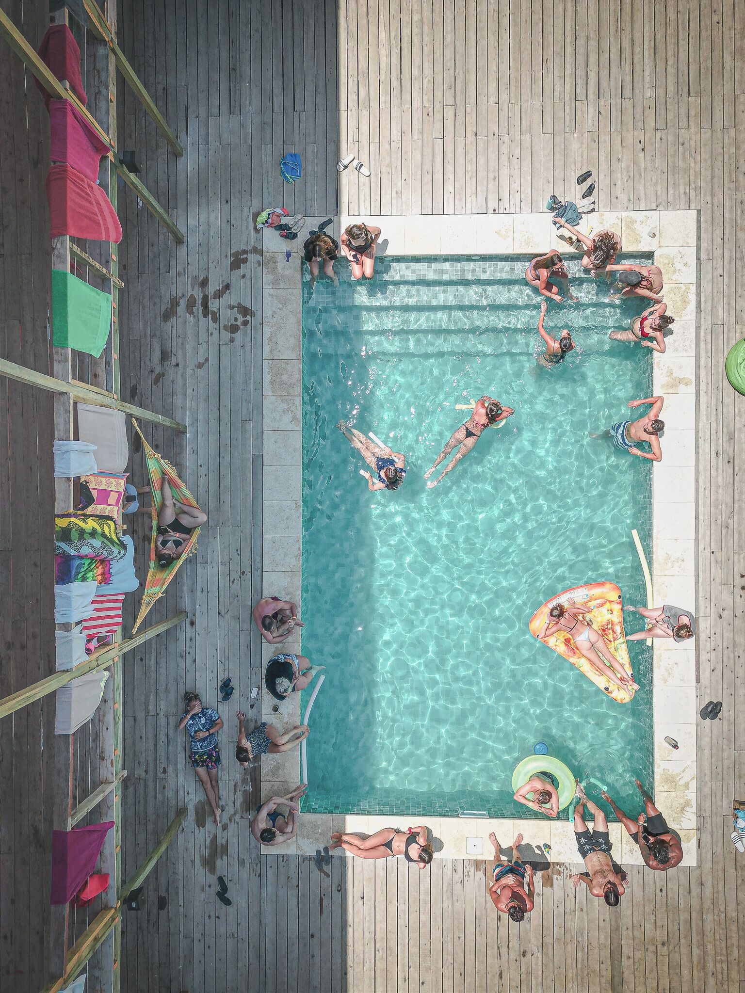 Alberca al aire libre 