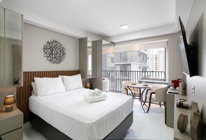 Club studio | Een strijkplank/strijkijzer, gratis wifi, beddengoed
